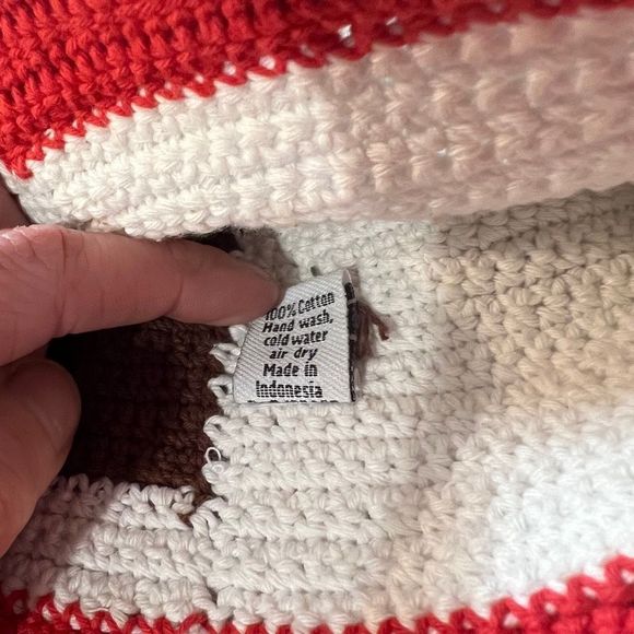 Crochet Puppy Dog Hat Cap Child’s Size 1-2T NWT White Brown Kid’s‎ Crochet Hat - Picture 3 of 12